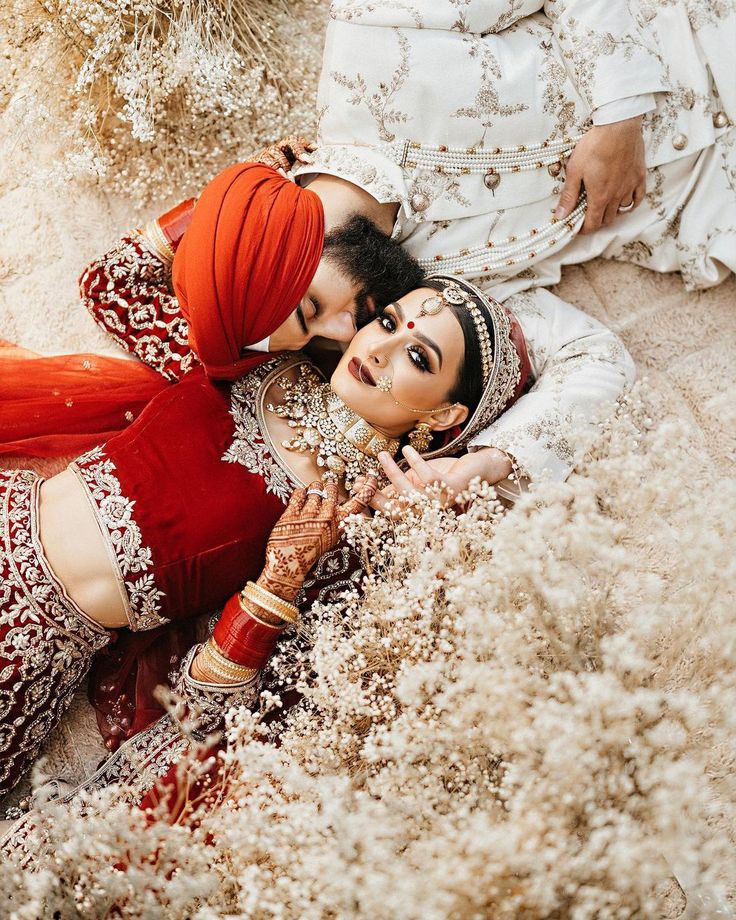 Indian Wedding Couple Posing | London Wedding Photographer